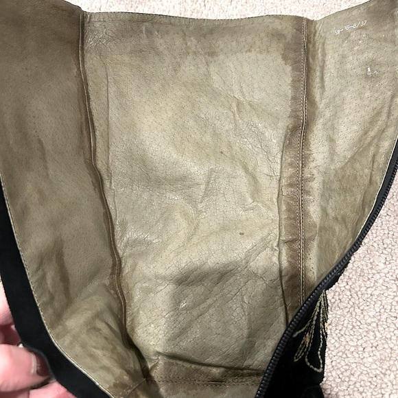 Chocolat Blu Embroidered Knee High Platform Boots, Size 7 - Picture 9 of 9